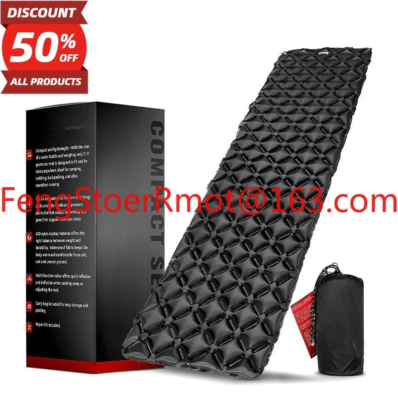 

Outdoor equipment Ultra-light folding inflatable pad Outdoor tent sleeping pad Single camping moisture-proof pad