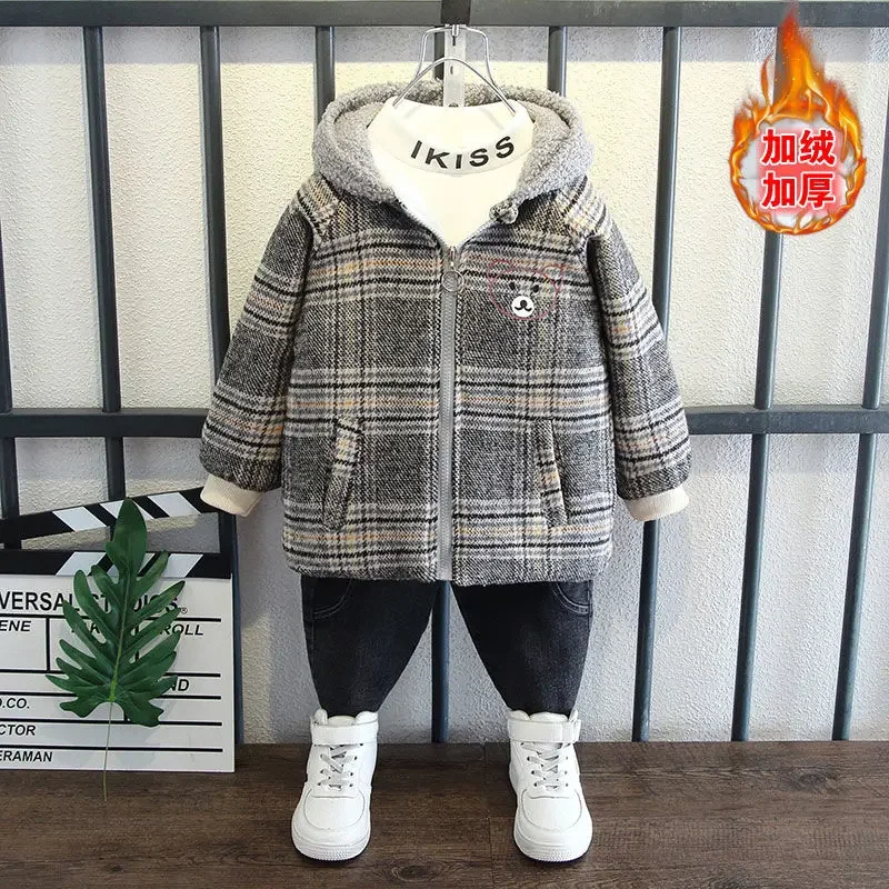 2023 New Infant Coat For Baby Jacket Autumn Winter Jacket For Baby Boys Costume Toddler Kids Coat Newborn Baby Clothes 1-8Vyear