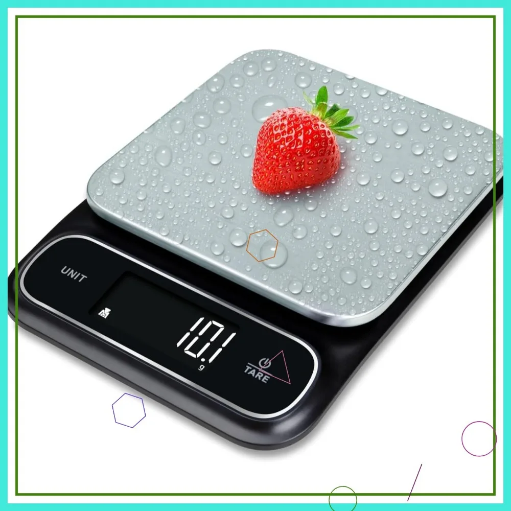 

Precision Digital Kitchen Scale 0.1g Accuracy, 11lb Capacity for Cooking Baking Weight Loss