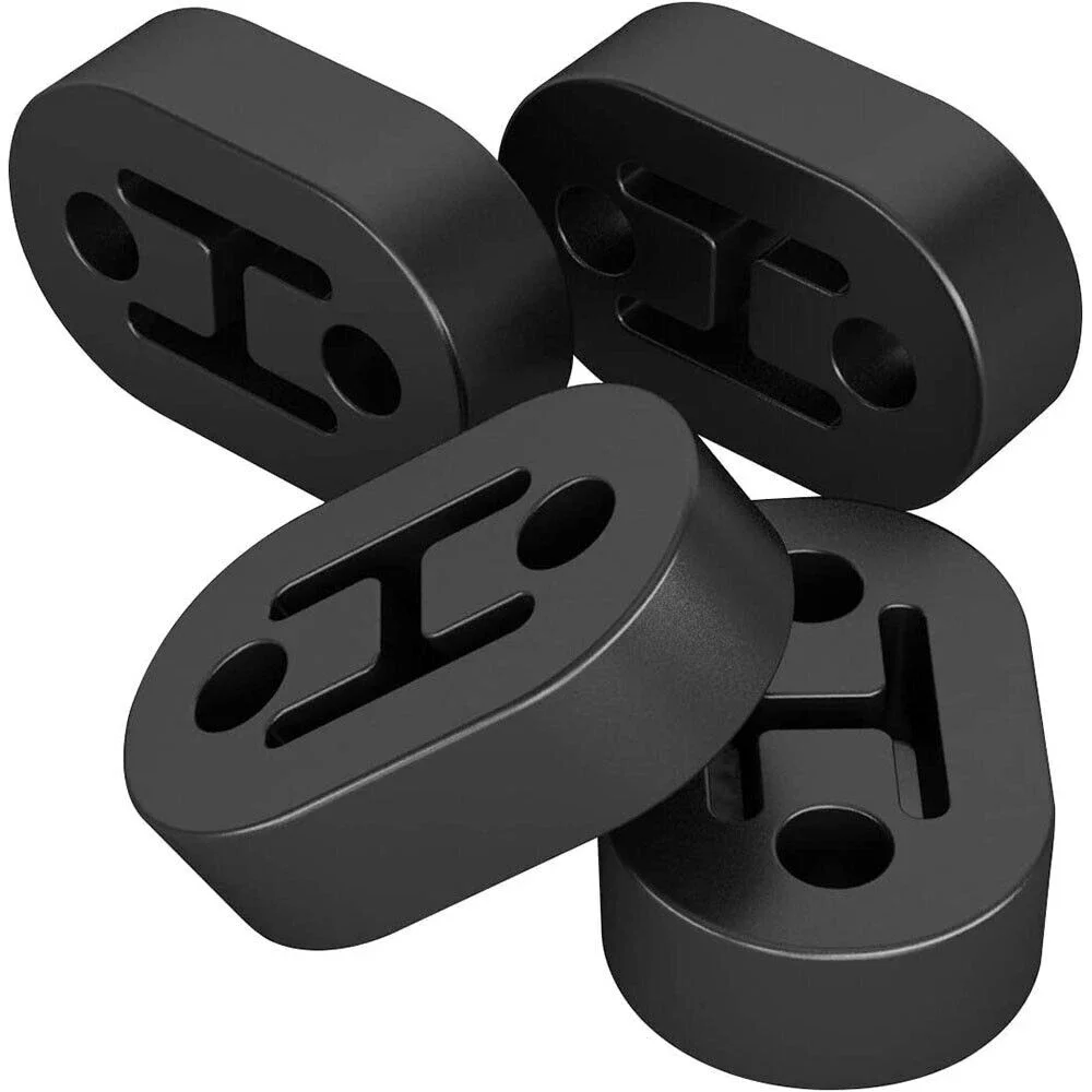 2/4/6/8pcs Car Rubber Exhaust Tail Pipe 11mm 0.44inches Rubber Exhaust Tail Pipe Mount Holder Bracket Hanger Insulator