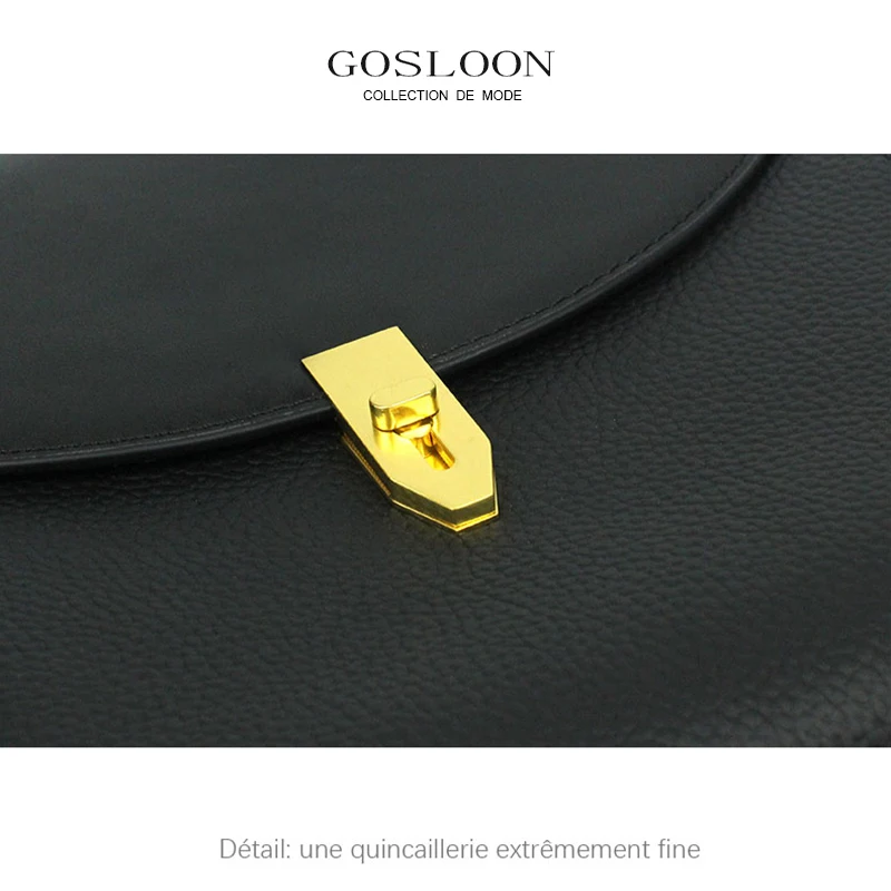 GOSLOON-Luxury Brand Handbags Women\'s High Quality New Travel Casual Retro Ladies Backpack Handbags Leather Bags GOSLOON-H40