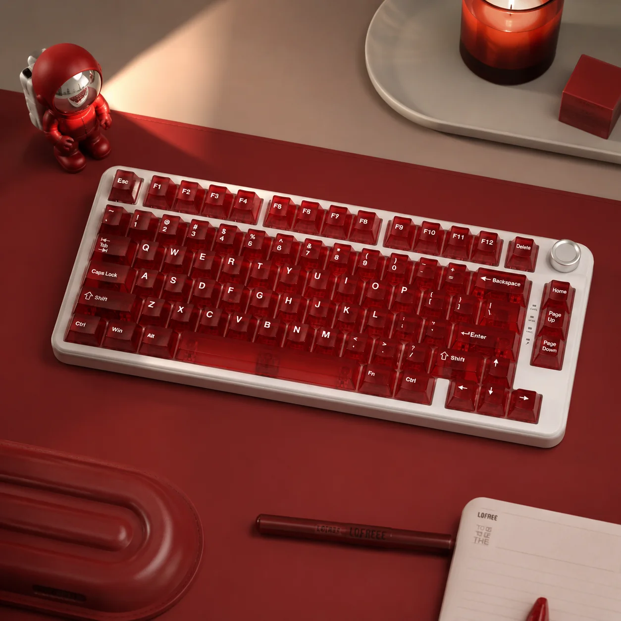 New 132 Keys English Cherry Height PC Fully Transparent Keycaps Mechanical Keyboard Custom Multilingual Keycaps for MX Keyboard view 2