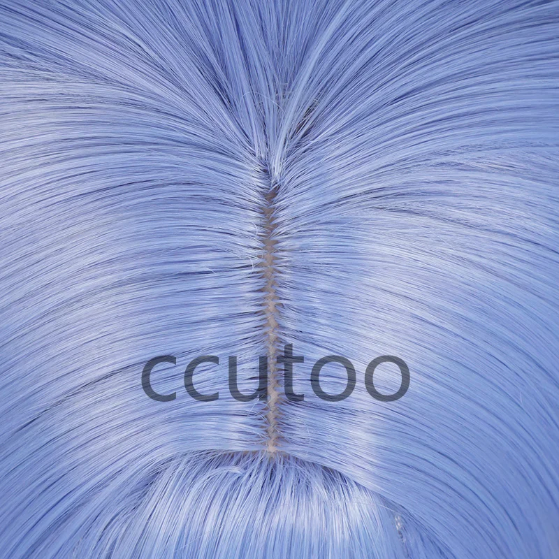 ccutoo Synthetic Rei Ayanami Wigs EVA Ayanami Rei Cosplay Short Blue Wig Heat Resistant Wigs Halloween + Headwear + Wig Cap