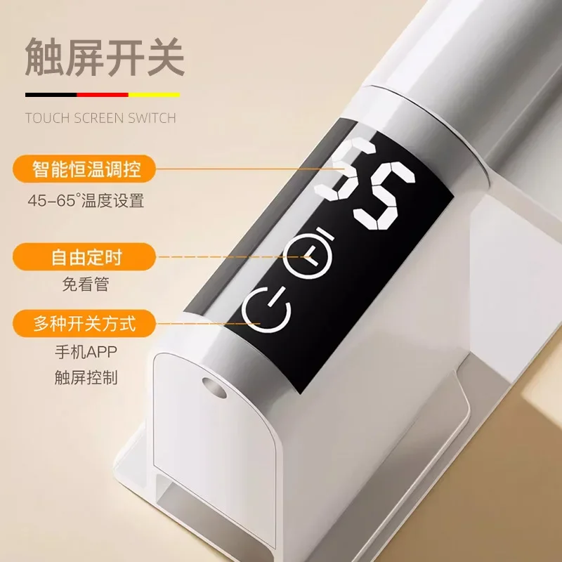 رف المناشف الذكي، بدون ثقب، تسخين وتجفيف ضيق للغاية، رف دوار، رف المناشف. #3