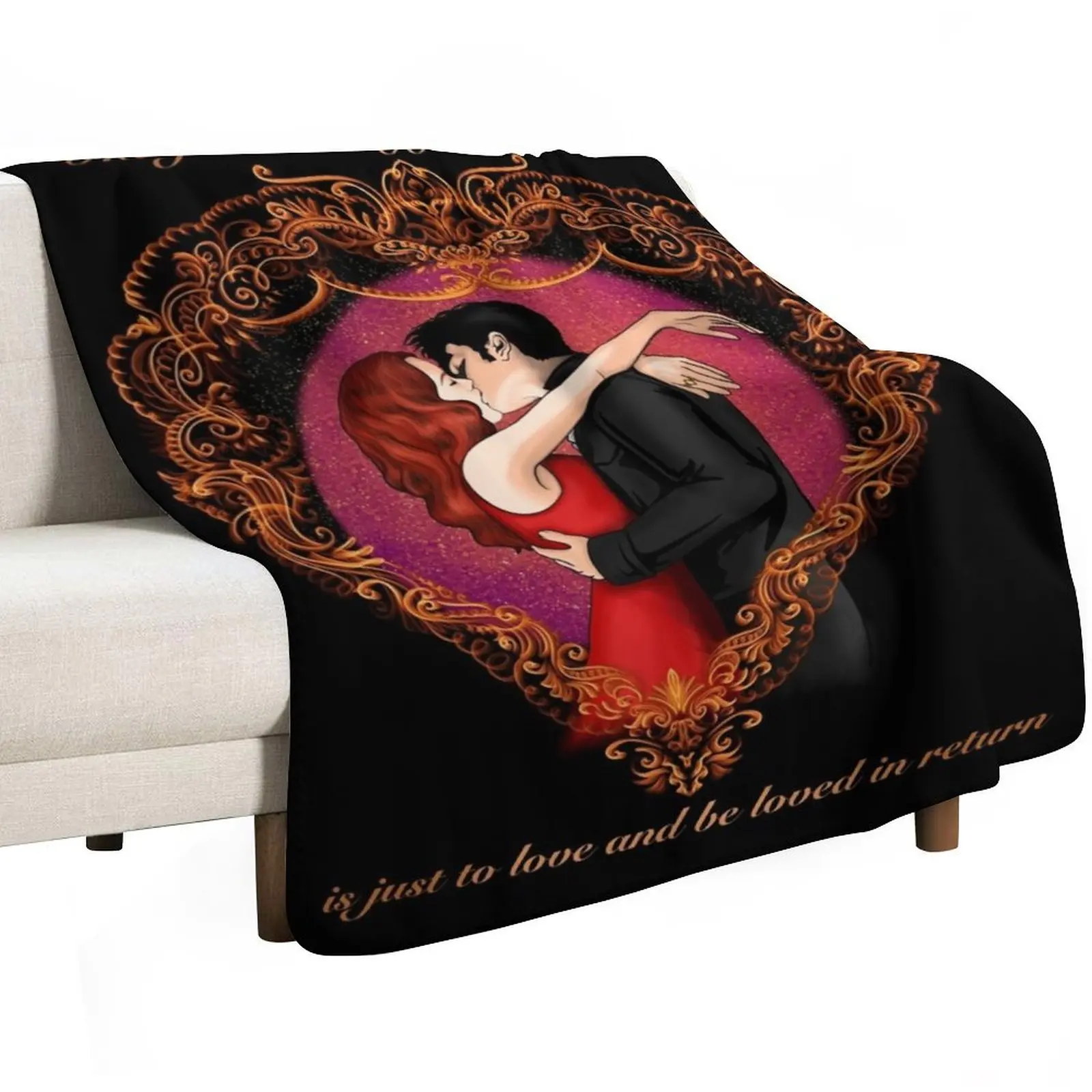 Love and be loved in return Throw Blanket Sofas Hairys Decorative Throw Hair Stuffeds anime Blankets