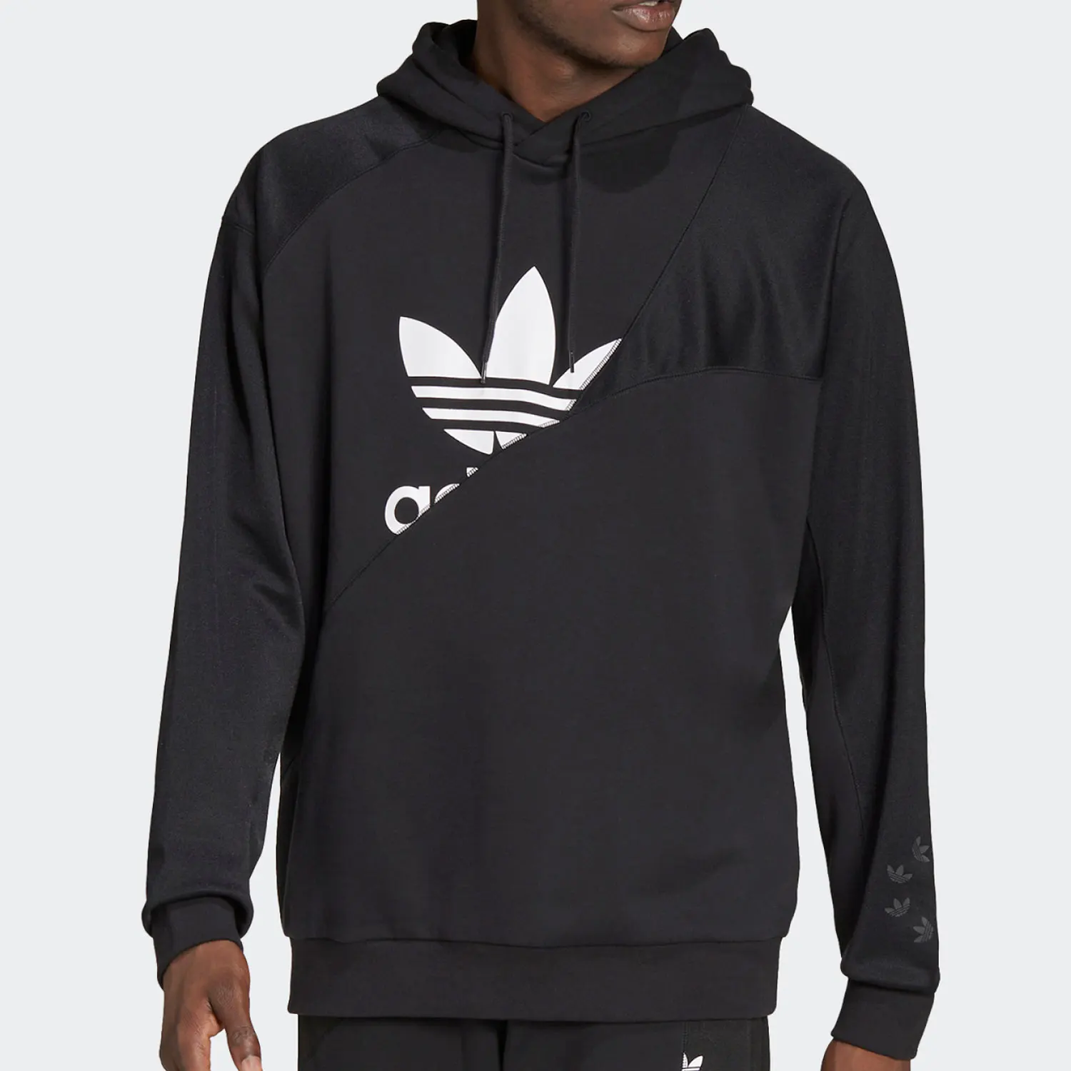 

Adidas подлинная мужская спортивная повседневная толстовка с капюшоном в три полоски HG6331