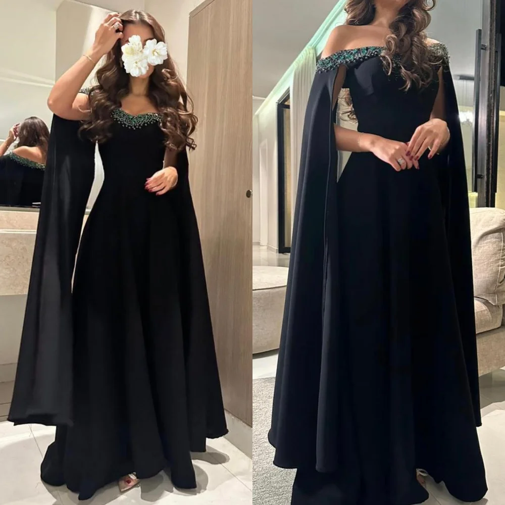 Yipeisha Exquisite Off-the-shoulder A-line Floor Length es Rhinestone Chiffon Customized Dresses