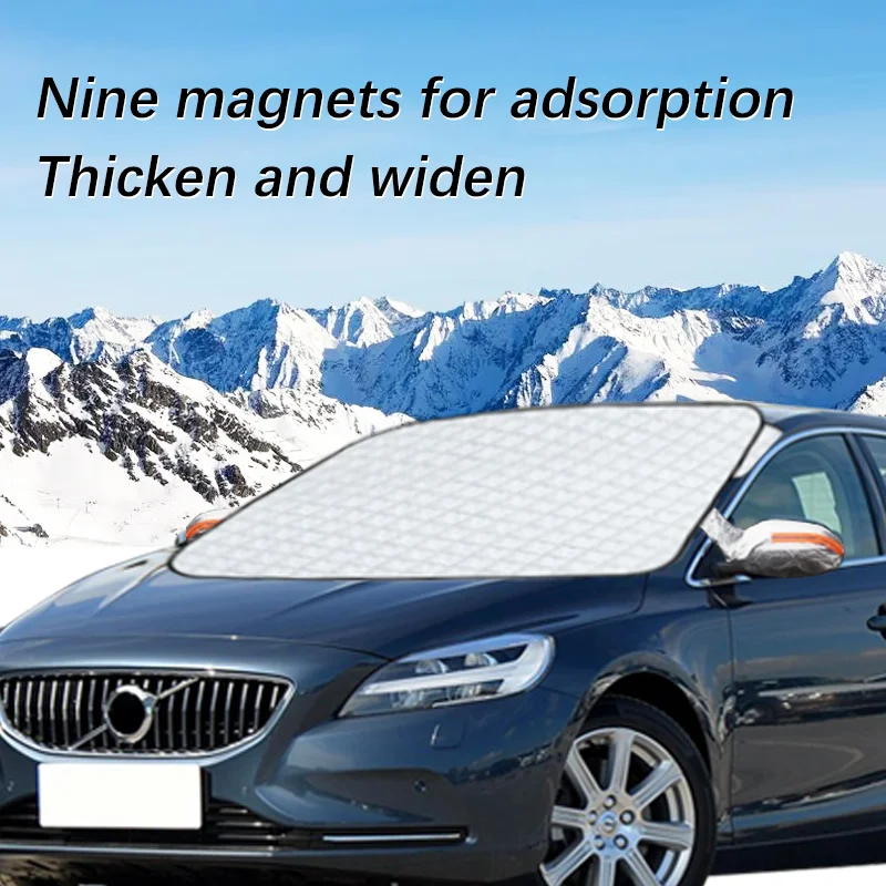 Magnetic Car Windshield Snow Cover Winter Ice-Frost Guard Sun Shade Protector For Volvo V40 2013-2019 Exterior Accessories