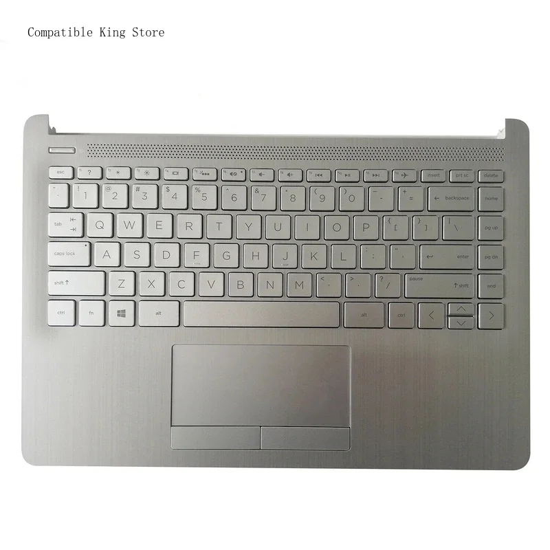 P NEW Cover For HP 14-DF 14-DK 14-CF TPN-I130 340 G5 Laptop Palmrest Upper Case Top Housing US JP Keyboard Touchpad L24818-001