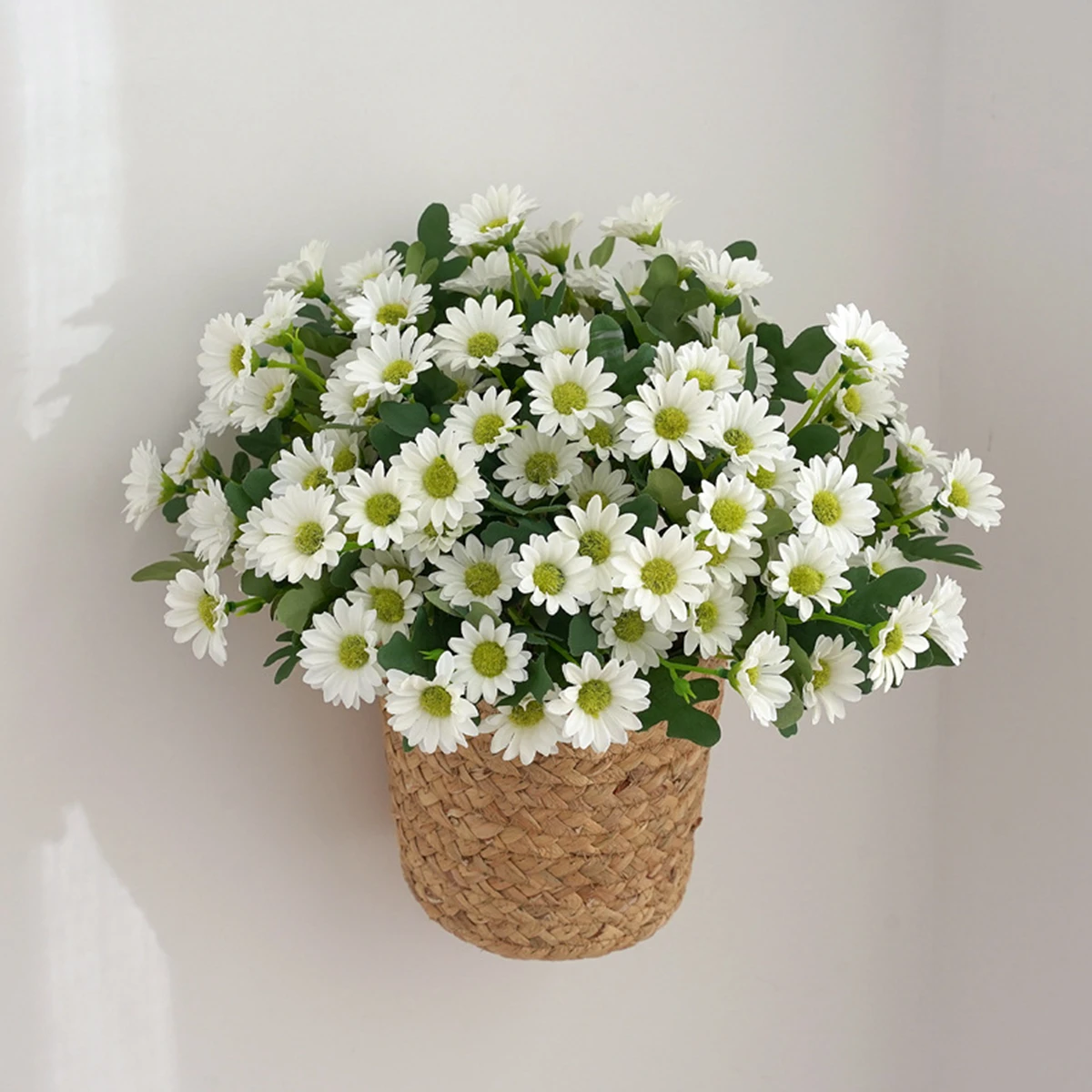 6 Stück Künstliche Blumen aus Seide, Gänseblümchen, Heimdekoration, Tischdekoration, Outdoor, Garten, Hochzeit, DIY, Brautstrauß, Hochwertige Requisiten – Detail 5