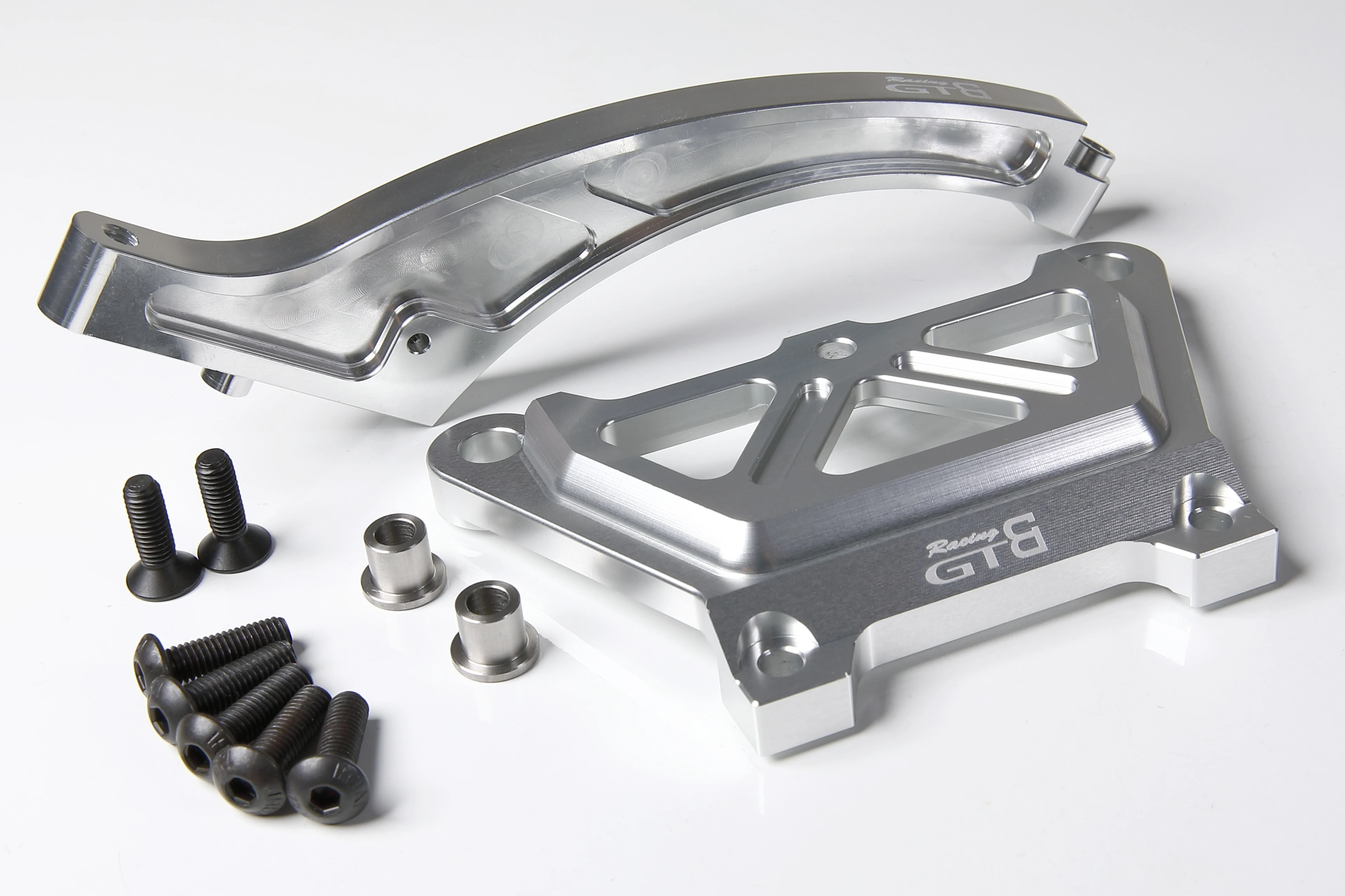 GTB CNC aluminium RC 1/5 LOSI DBXL 2.0 gaz przedni podwozie samochodu Brace i górną płytką