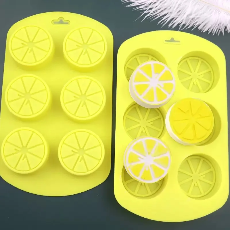 New Arrival 1pc Orange Silicone Cake Mold Ice Cube Tray Jelly Chocolate Molds Candy Cake Mould