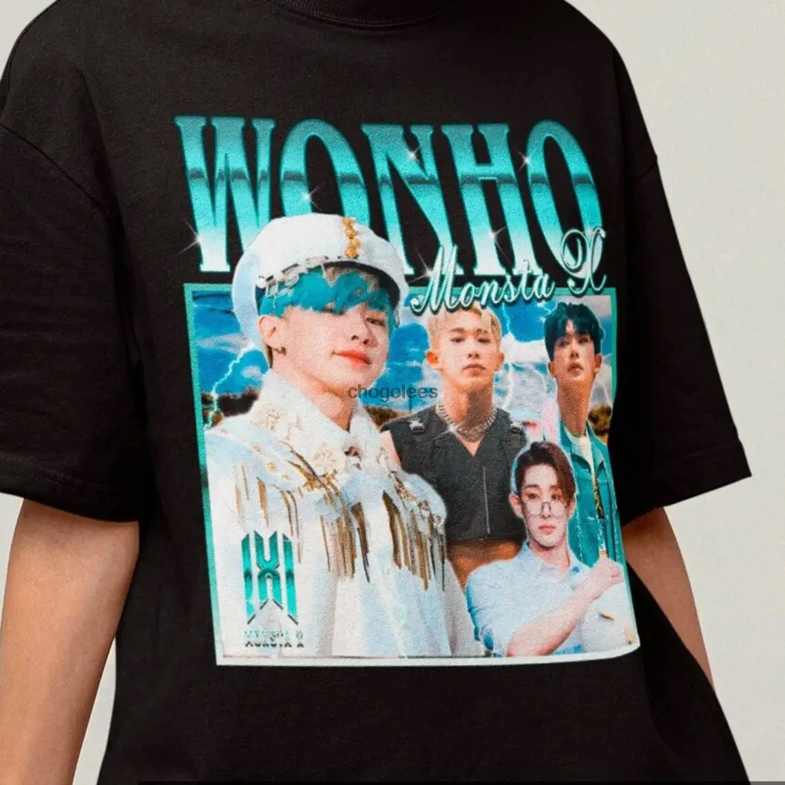 Monsta X Wonho Retro Classic T-shirt - Kpop Retro Bootleg Tee - Kpop Merch - Monsta X Merch - Kpop Gift - Monsta X Monbebe Shirt