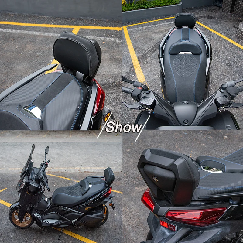 لياماها XMAX X-MAX 300 125 2023 2024 XMAX300 X-MAX300 الركاب الخلفي انفصال سيسي بار مسند الظهر دراجة نارية الملحقات #4