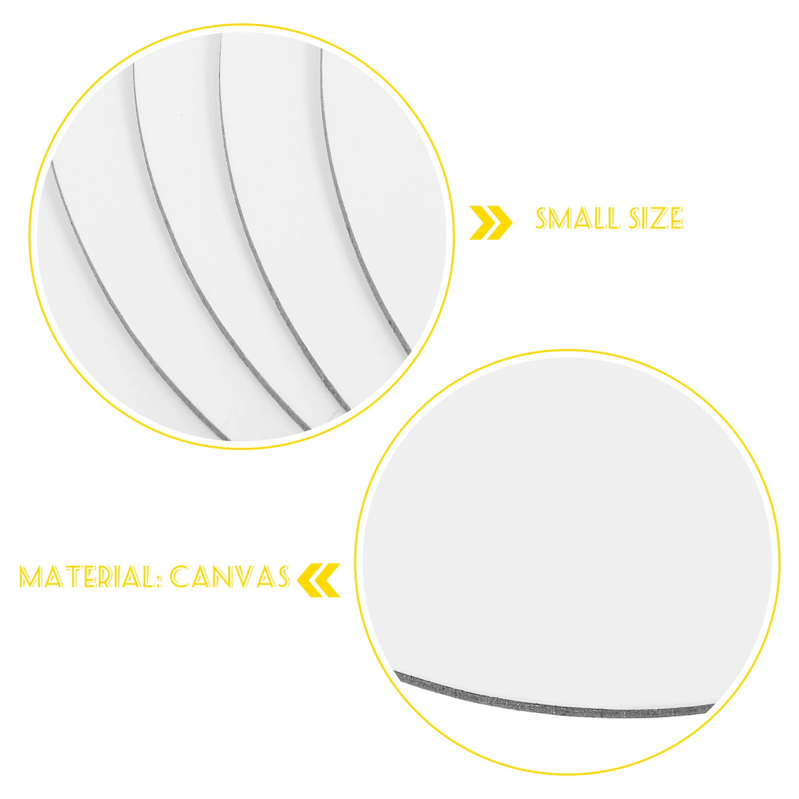 6 قطعة لوحة مستديرة 25 سنتيمتر فارغة امتدت اللوحة للزيت الاكريليك درجة الحرارة الفن Diy بها بنفسك جدار ديكور قماش لوحات قماش الفنان #6