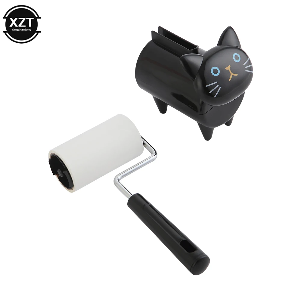 New Cute Cat Lint Remover Lint Roller Pet Hair Remover Clothes Fabric Shaver Pet Fur Dust Brushes Cleaning Sofa Sticky Removal