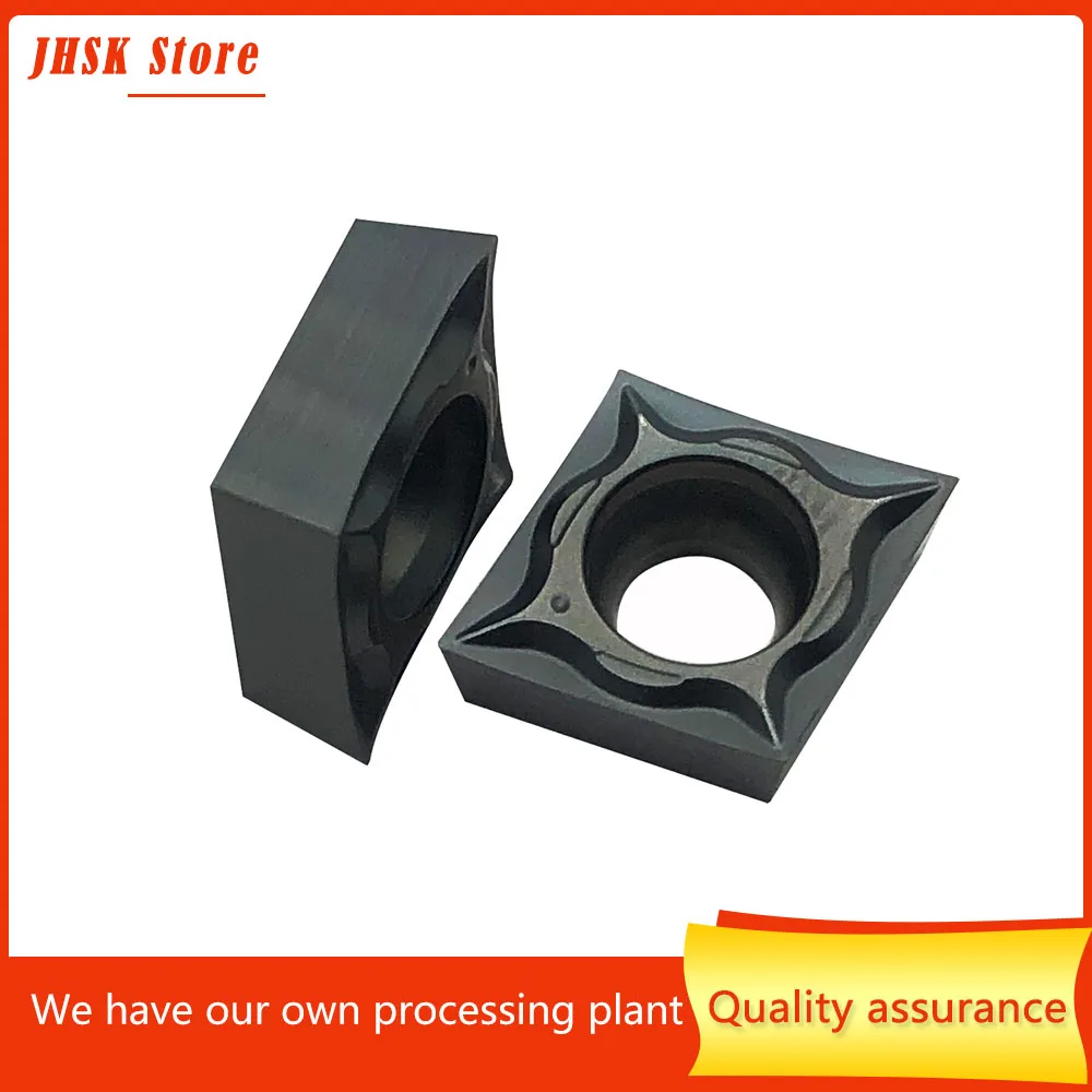 10Pcs 80° Rectangle Carbide inserts CCGT09T301-ML Finish Turned and Ground Stainless Steel Boring Insert