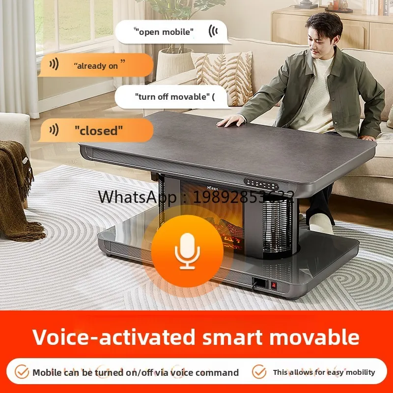 

A1 New U15 Electric Table Coffee Table Integrated Lifting Heating Table Living Room Home Use