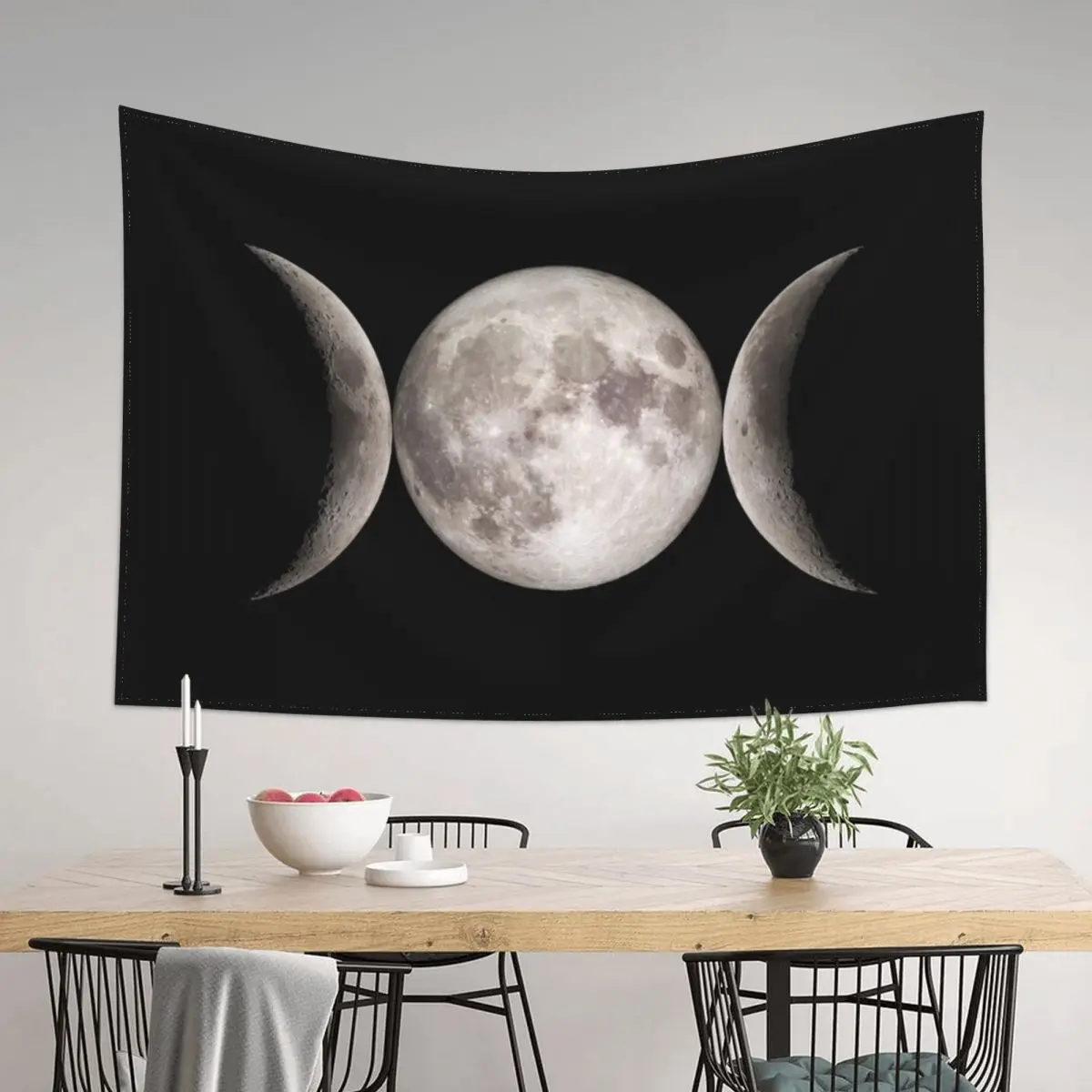 

Triple Moon Tapestry Room Ornaments Room Decor Korean Style Room Decorator Tapestry