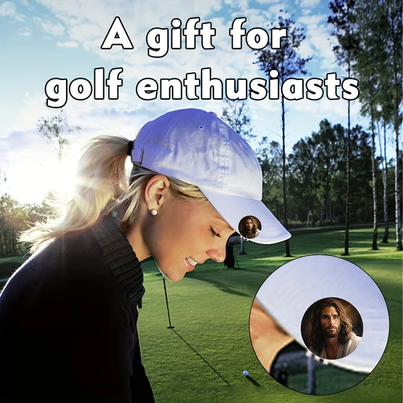 Golf Club with Magnetic Hat Clip - Golf Accessories Golf Equipment, Customized Ball Markings, Jesus Golf Logo, Enhance Golf Expe