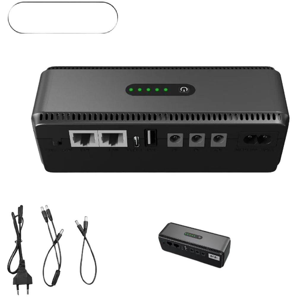 18W For UPS Uninterruptible Power Supply 10400mAh Backup For Battery For Router For Access Control For POE Network Devices