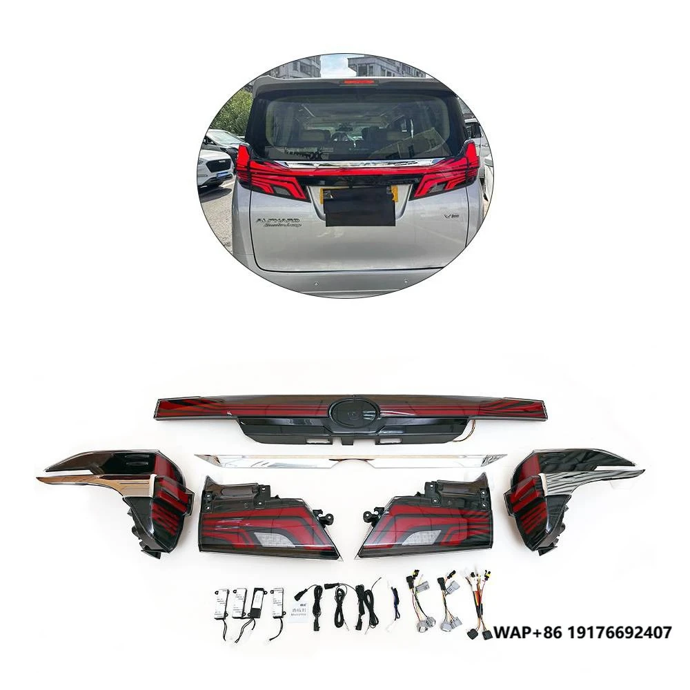 

Высококачественные задние фонари для Yo Ta 30AGH ALPHARD/VELLFIRE 2015-2022, обновление OEM задней лампы для крыльев ангела, задний фонарь