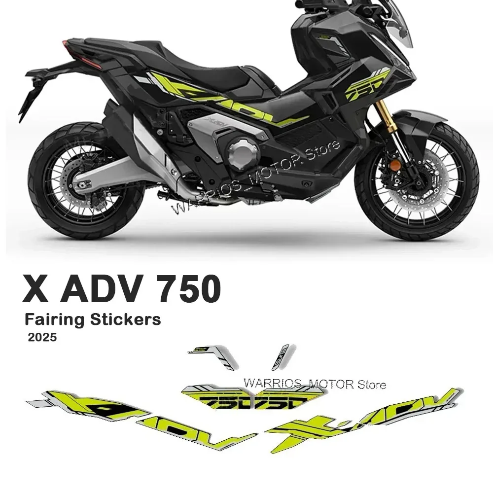 

For Honda X-ADV 750 X ADV750 X-ADV750 2025 Fairing Sticker Body Decoration Decals Kit Anti-Scratch PVC Sticker