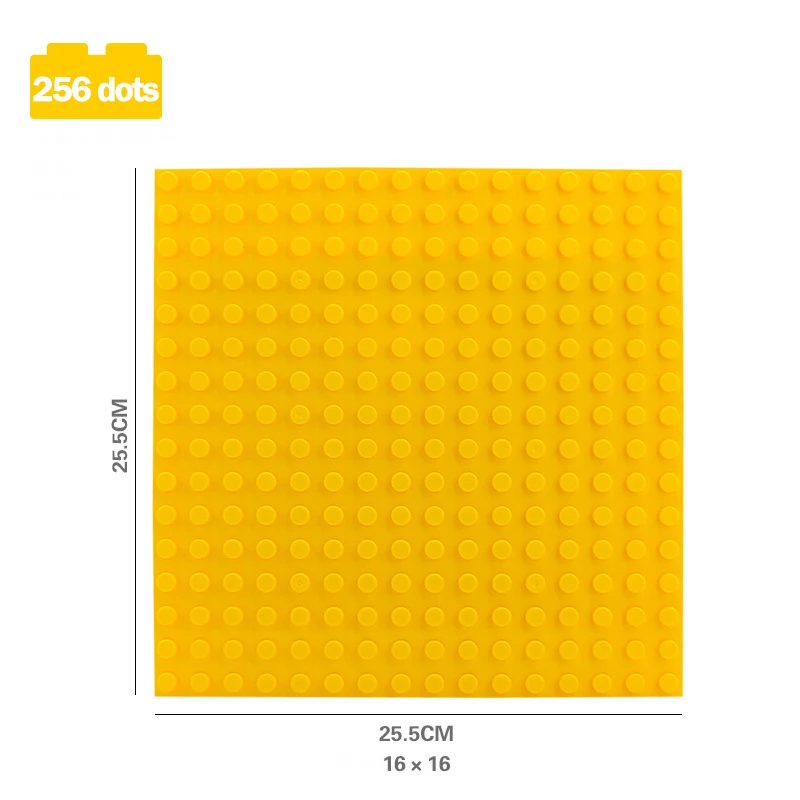 8*8 e 16*16 punti creativi grandi pavimenti in particelle blocchi di Base piastra di Base mattoni fai da te piastra di Base giocattoli per bambini