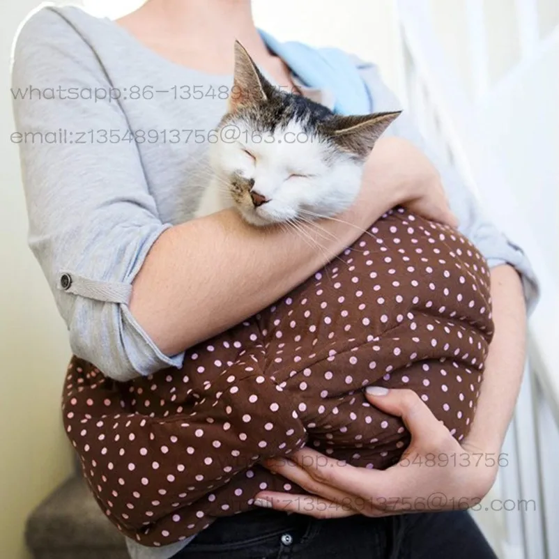 Portable Pocket Dog Diagonal Span Out Pet Bag, Dog Backpack Single Shoulder Large Capacity Cat Bag