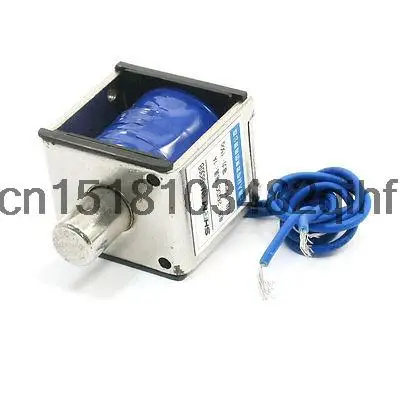 DC24V 1A 150g/10mm Pull Push Wired Open Frame Solenoid Electromagnet