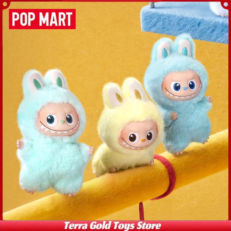 

Genuine POPMART The Monsters Labubu Pin For Love Series Vinyl Plush Blind Box Cute Bag Pendant Gifts Keychain Mystery Box Toys