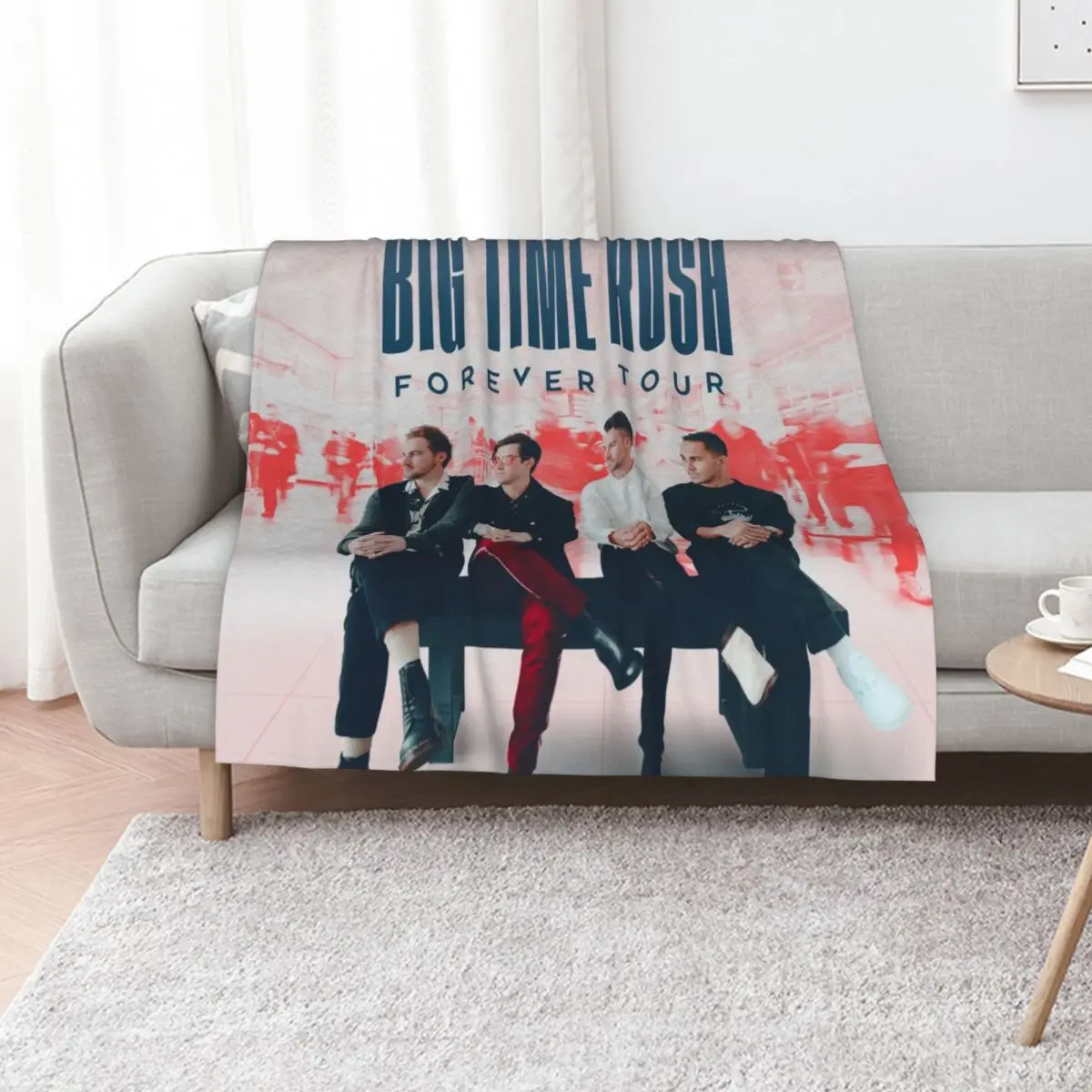 

btr 2022 tour btr big time rush btr 2022 tour Throw Blanket warm winter Beach bed plaid for babies Blankets