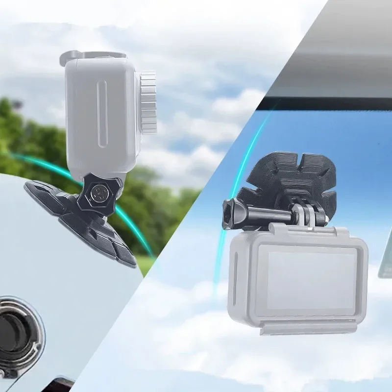 Curved Flat Mounts Camera Flexible Adaptive Fixed Base For Insta 360 Pro  Gopro for DJI Action Camera