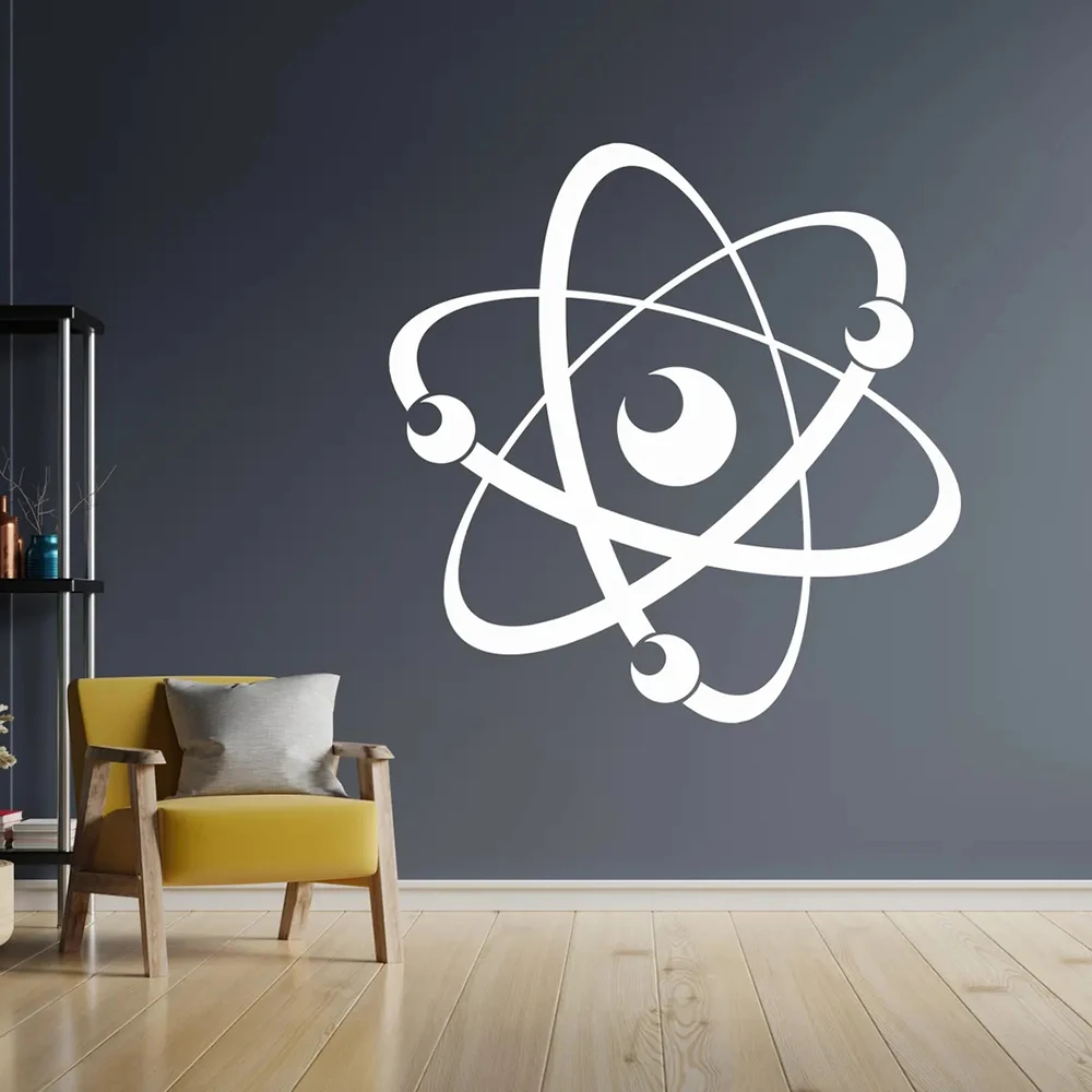 Science Decal Science Class Wall Decal School Wall Decor Vinyl Removable Chemistry Molecule Physics Biology Wall Decals S926