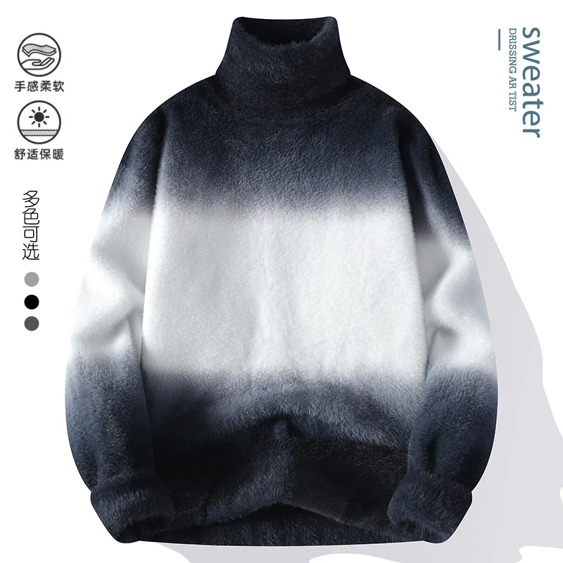 2024 inverno nuovo arrivo stile coreano addensare uomo maglione caldo uomo moda maglioni pullover di lana da uomo taglia maschile M-3XL