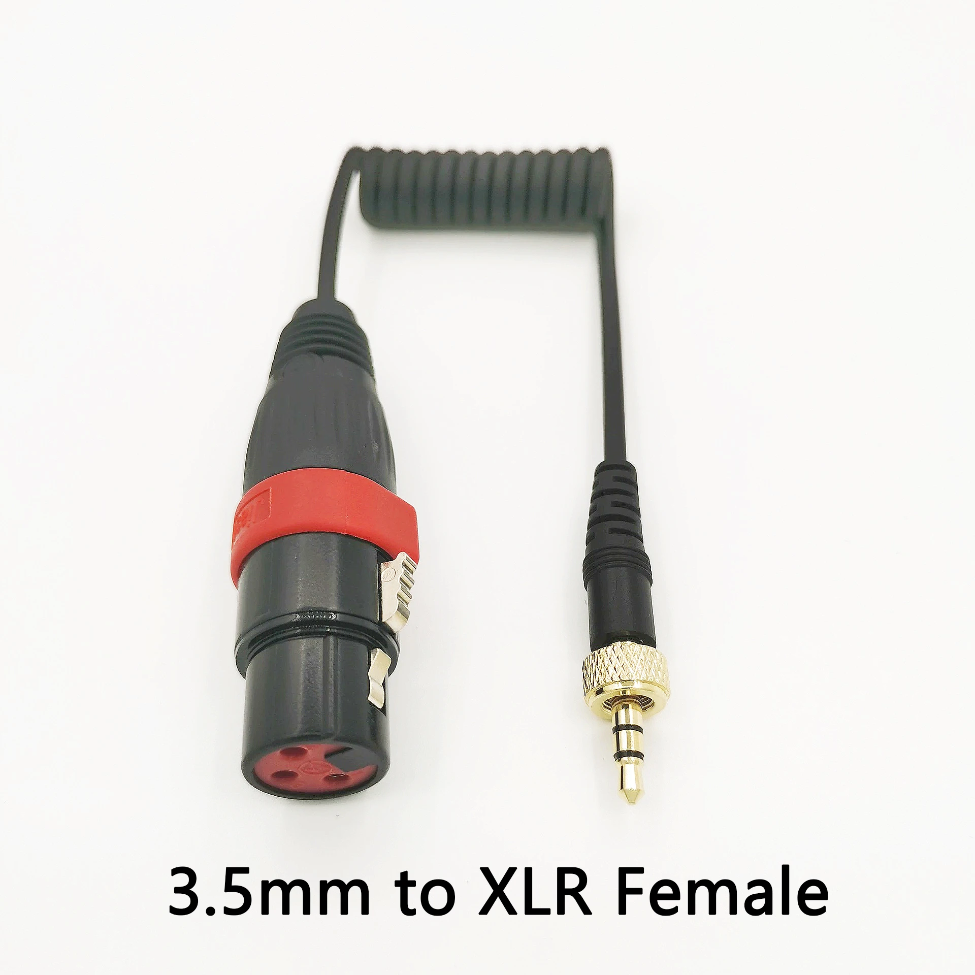 XLR Male Female Microphone Cable to 3.5mm 1/8 Inch TRS for Sony D11 D12 V1 Sennheiser Microphone for Speaker or iphone Tablet