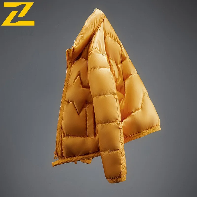 COMXZ Men's Winter Jacket Loose Leisure Windproof Design Ski Resort Padded Jacket Travel Trip Lightweight Feature Down Jackets