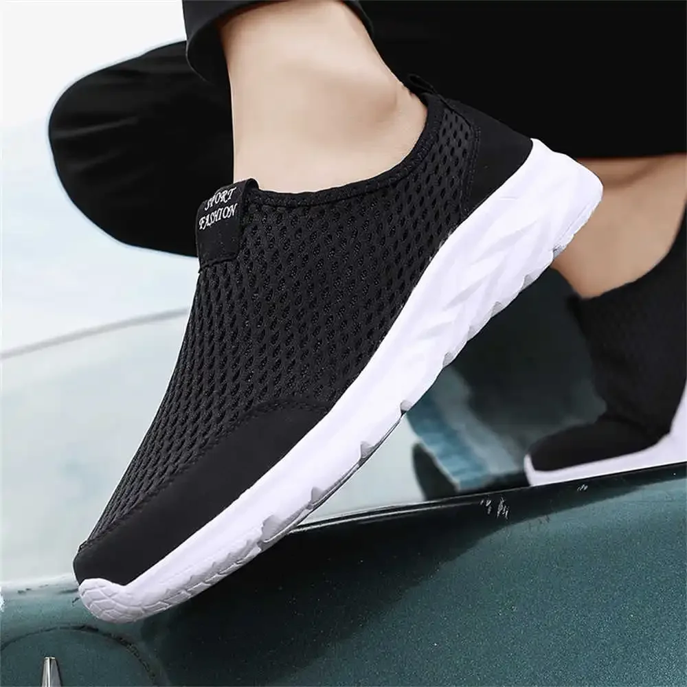 Sans lacet antidérapant homme 46 taille baskets Tennis décontracté pour chaussures de course tout noir Sport Shors Teni Sabot Racing 2025 Luxary