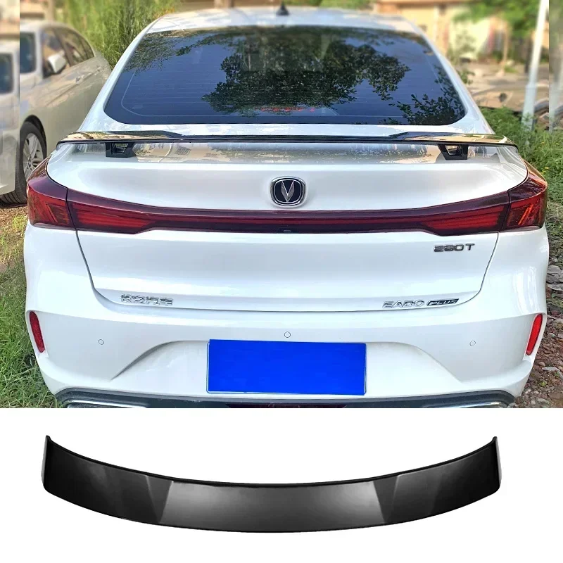 New! Glossy Black Spoiler for Changan EADO Plus Rear Wing 2020 to 2023 Car Tail Fin Accessories Transform the Style