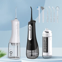 Professional Portable Oral Irrigator Water Flossers for Teeth Whitening Rechargeable Dental Water Jet Waterproof Tooth Cleaner