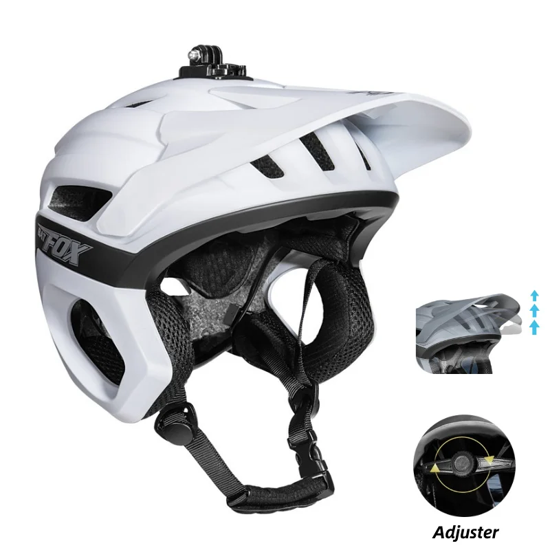 BATFOX 3/4 Bicycle Helmet Cycling Enduro Helmet MTB Men Capacete Ciclismo Off-Road Downhill Mountain Bike Helmets Casco Ciclismo image 3