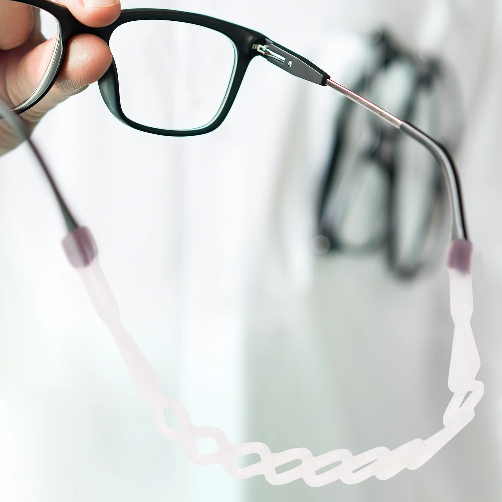 6Pcs Glasses Anti Slip Rope Silicone Straps Durable Lightweight Sports Eyeglasses Holder Cord Glasses Strap Eyeglass Cord