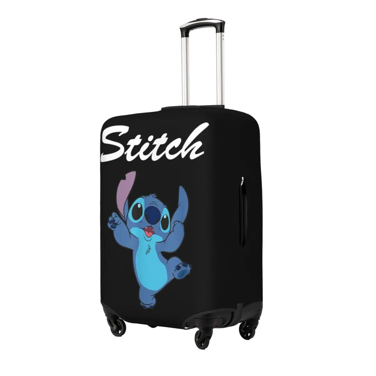 Protezione per valigia con copertura per bagagli da viaggio anime Cartoon Lovely Stitch, adatta per bagagli da 18-32 pollici