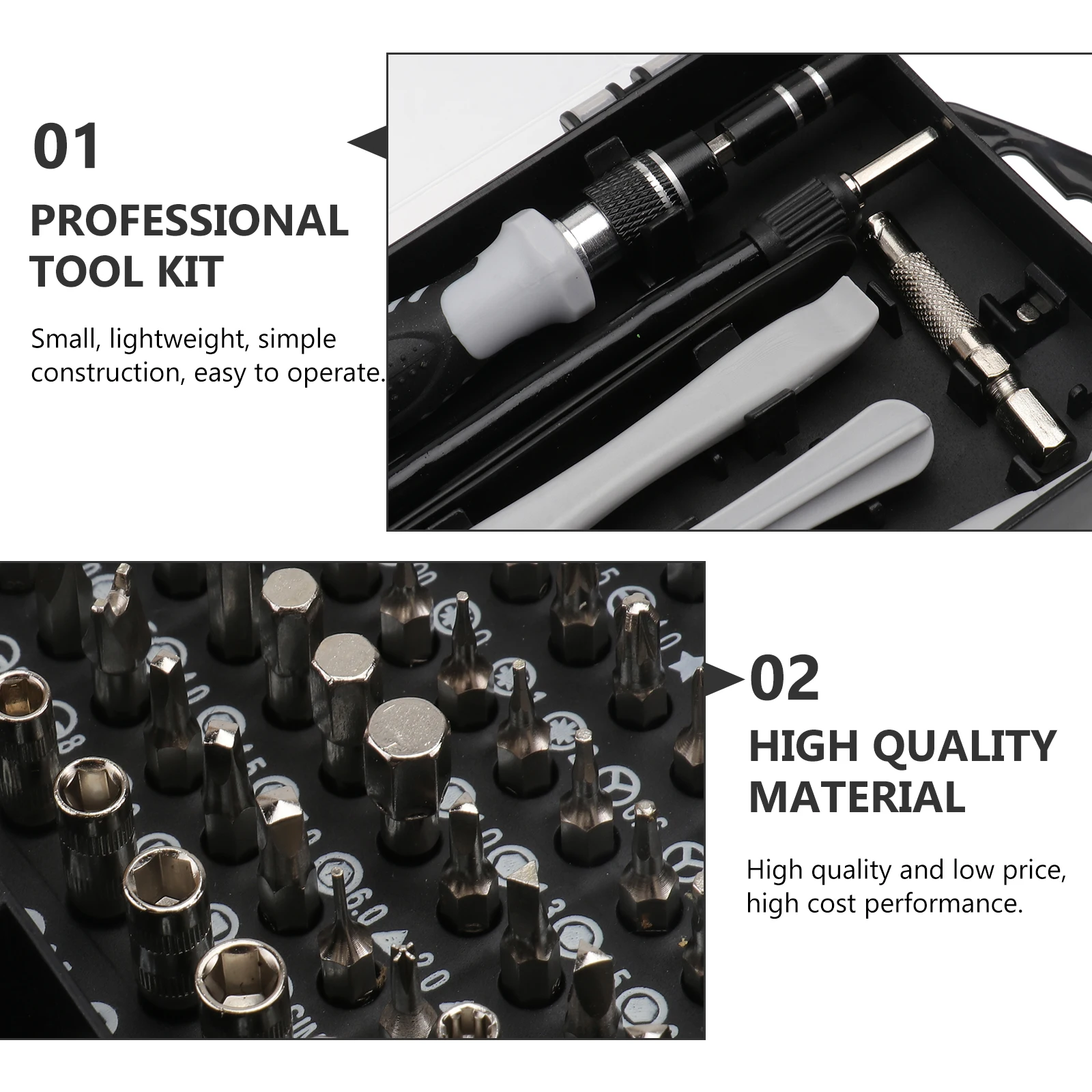 

1 set Practical Phone Repair Tool Kit Small Lightweight High Quality Disassembly Set For Mobile Tablet Computer Screws