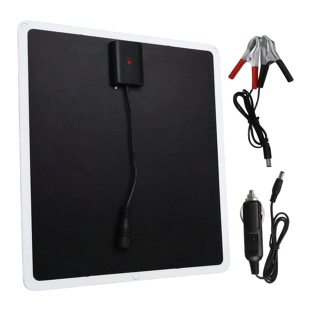 Monocrystalline 20W for Solar Panel for Car Yacht for rv Boat Portable for Power Charging 210mm x 175mm Compact Weatherproof