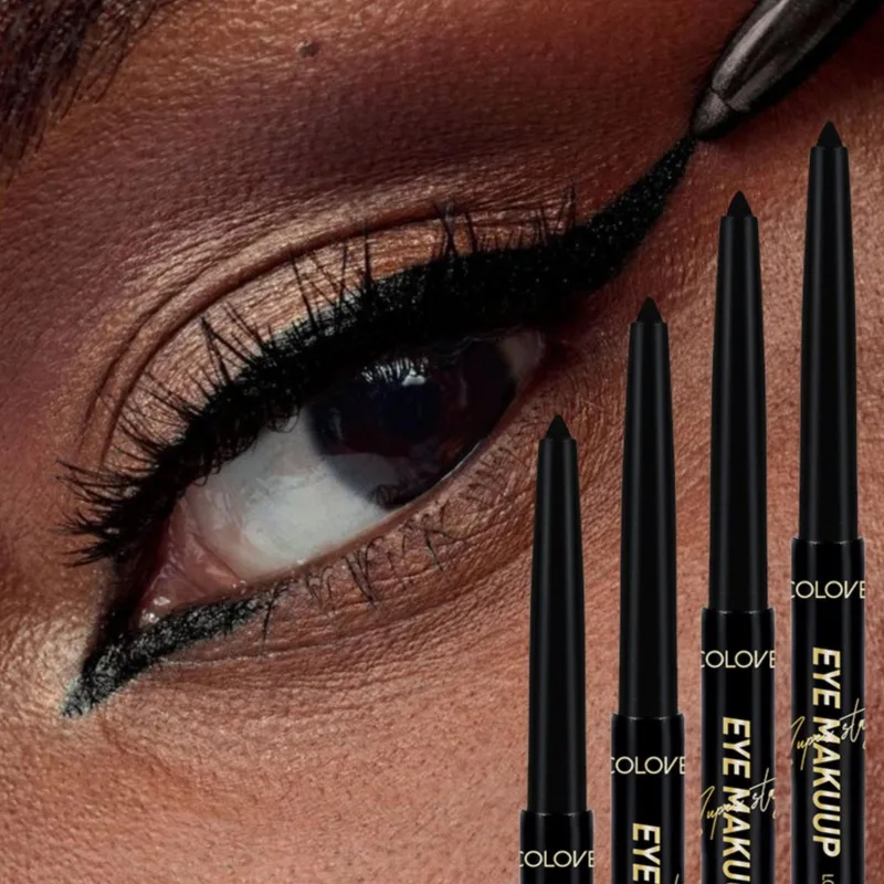 Flüssiger Eyeliner, leicht zu rutschfest, schwarz, langlebig, wischfest, geeignet für Anfänger, leicht und tragbar, Augen-Make-up