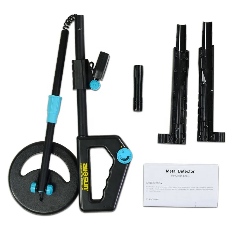 

AllsunTS20B Waterproof Handheld Metal Detector Portable Adjustable Length for Kid Underground Toy Children Beach Searching