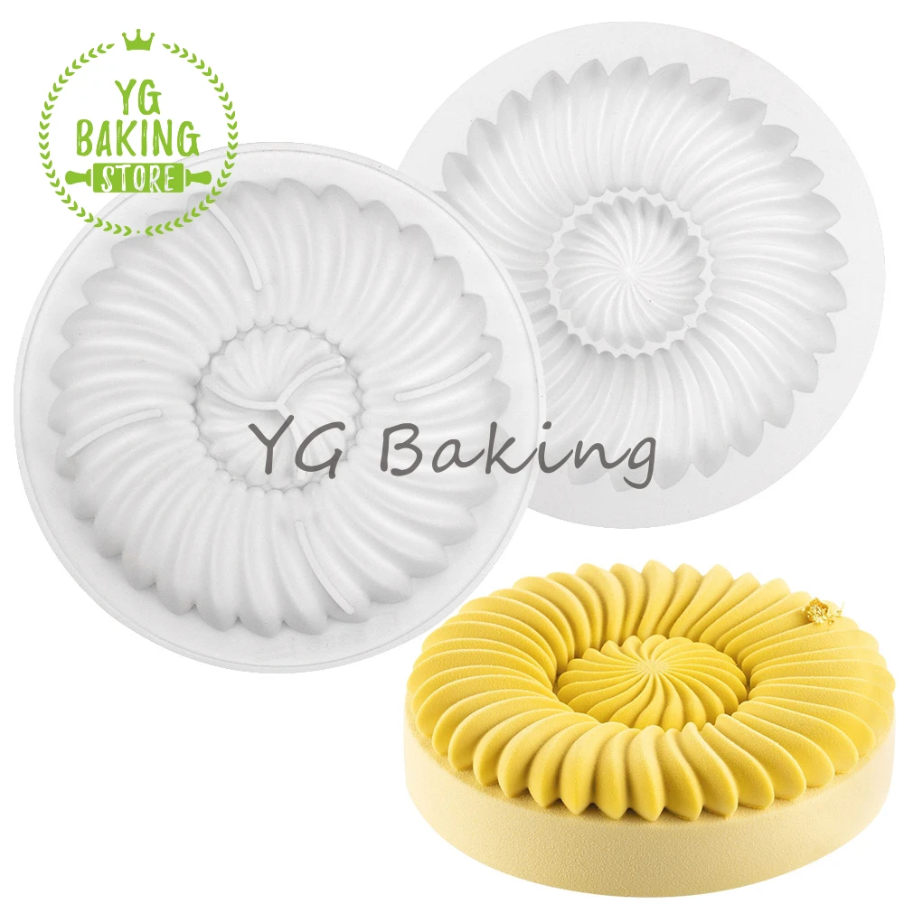 

Dorica Swirl Shaped Silicone Mousse Mold Diy Craft Soap Mould Fondant Cake Decorating Tools Kitchen Accessories Bakeware