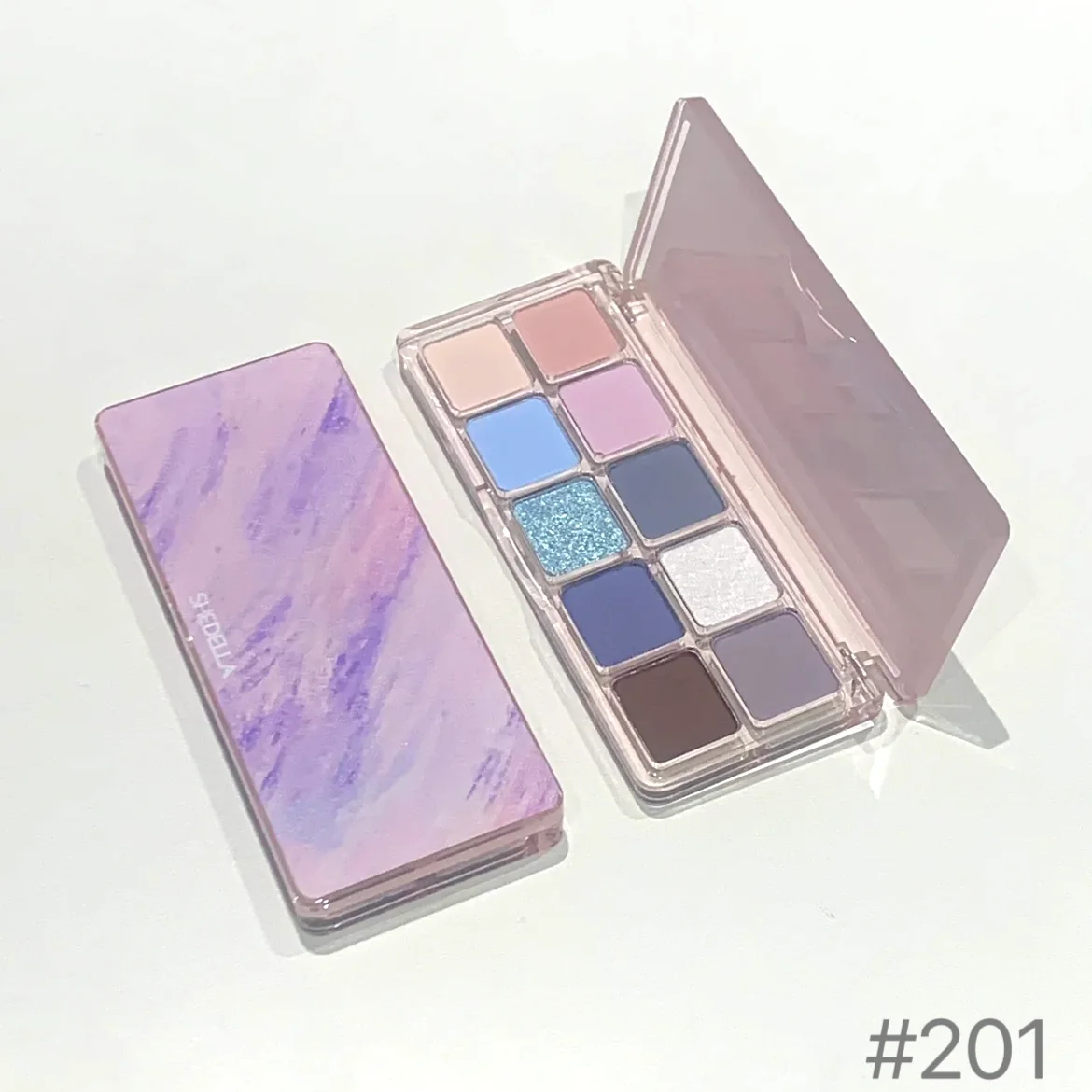 Shedella 10 Color Dream Eyeshadow Plate Macaron Colorful Matte Powder Eye Shadow Disk Sequins Makeup