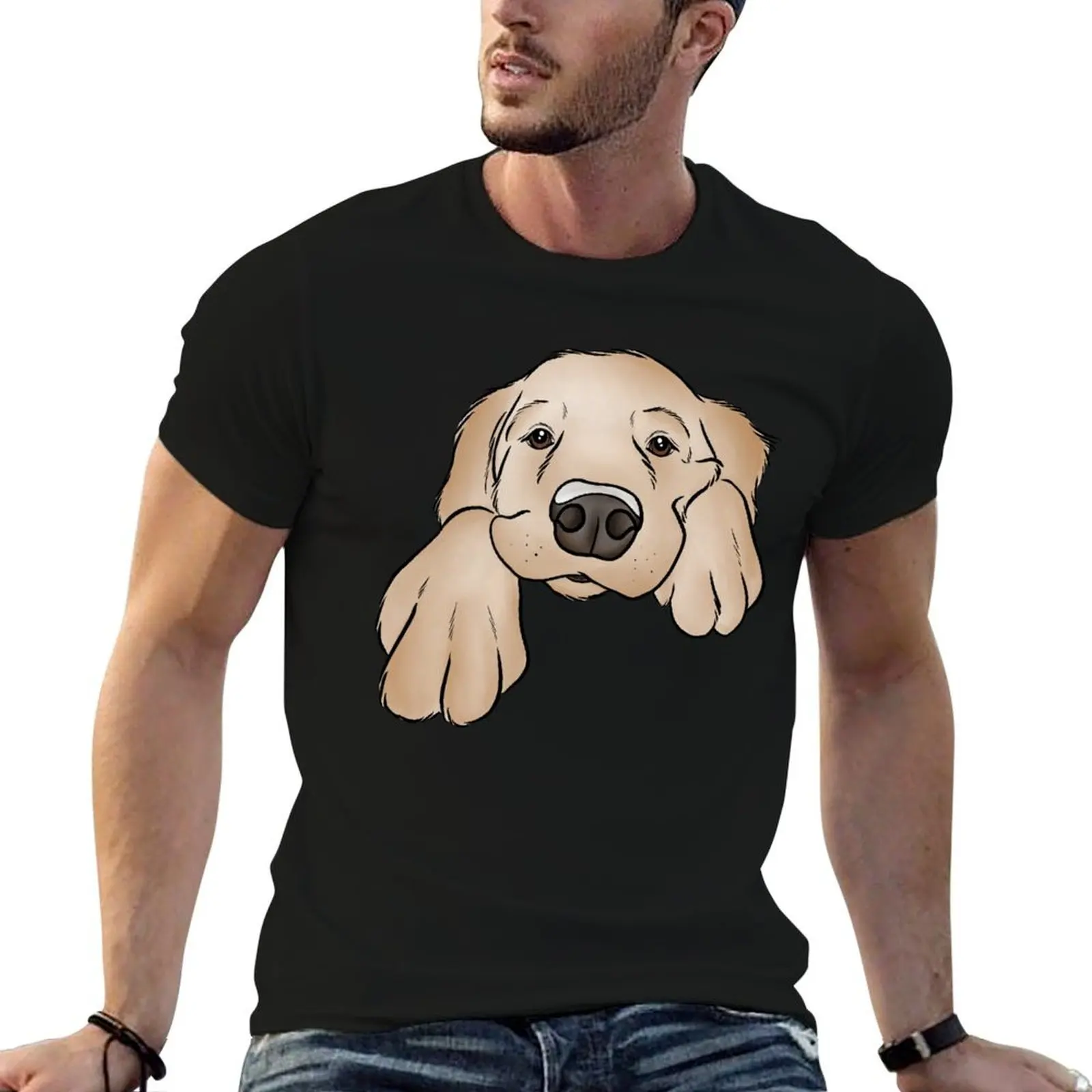 Golden Love T-Shirt Industrial Work Tee Shirt